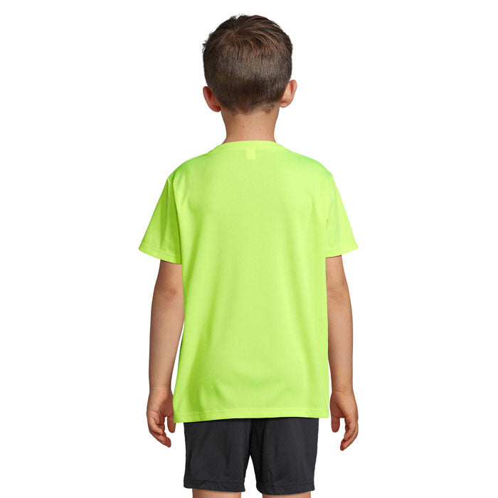 SPRINT KIDS — Jaune Fluo — dos